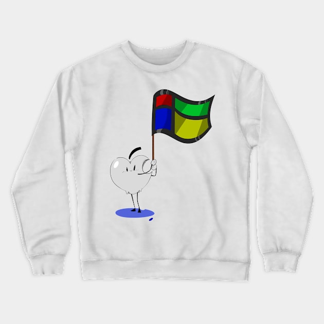 Apples & Windows Crewneck Sweatshirt by Peables